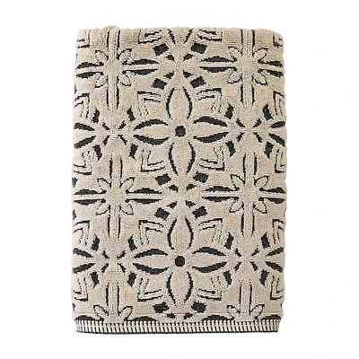 Saturday Knight Lisbon Embellished Brocade Bath Towel