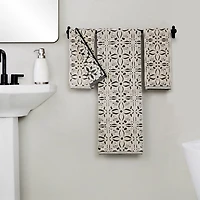 Saturday Knight Lisbon Embellished Brocade Bath Towel