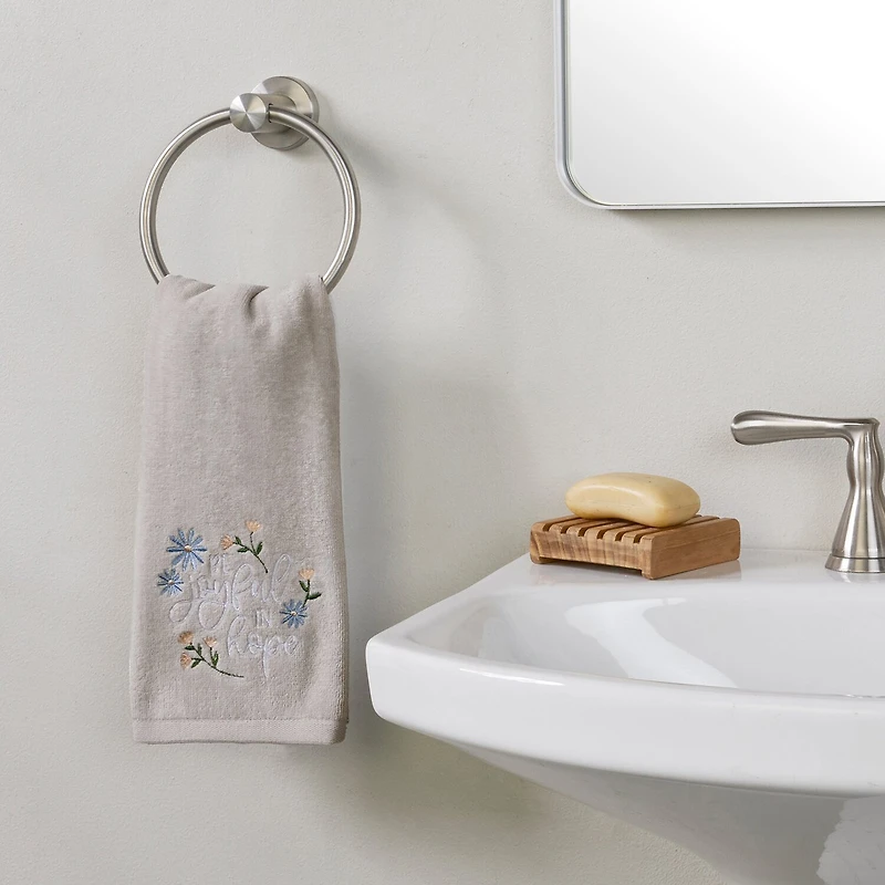 Saturday Knight Be Joyful In Hope 2-pc. Inspirational Hand Towel