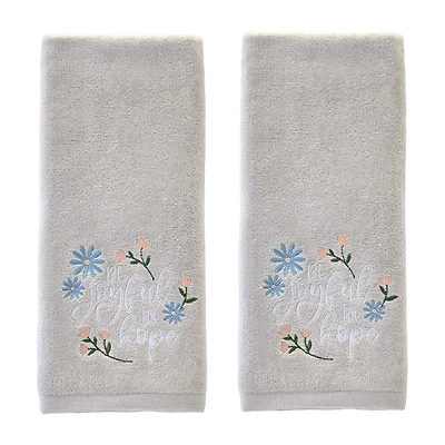 Saturday Knight Be Joyful In Hope 2-pc. Inspirational Hand Towel