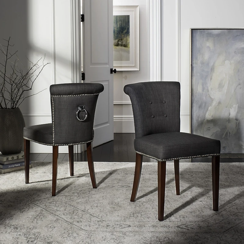 Safavieh Arion Dining Collection 2-pc. Upholstered Tufted Dining Chair