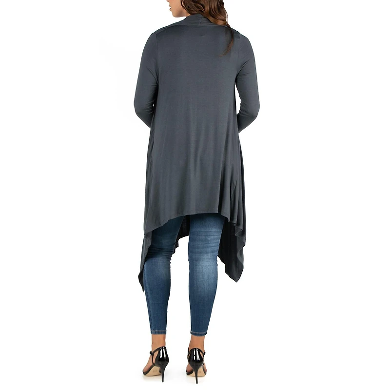 24seven Comfort Apparel Womens Maternity Midweight Soft Shell Vest