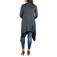 24seven Comfort Apparel Womens Maternity Midweight Soft Shell Vest