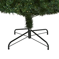Nearly Natural 7 1/2 Foot Northern Tip Pine With 400 Clear Led Lights Pre-Lit Christmas Tree