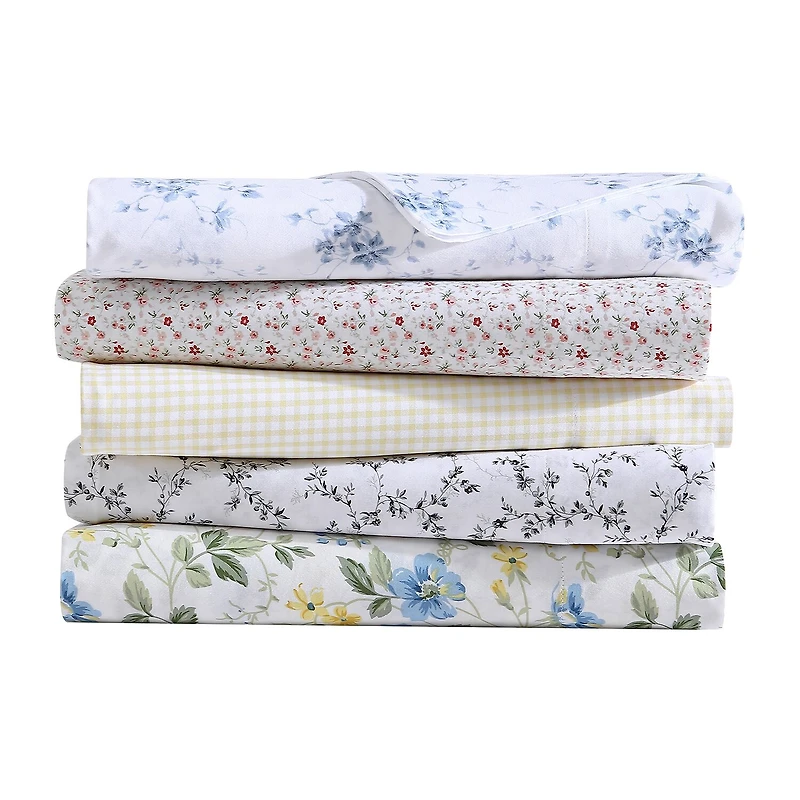 Laura Ashley Sateen Cotton 300tc Sheet Set