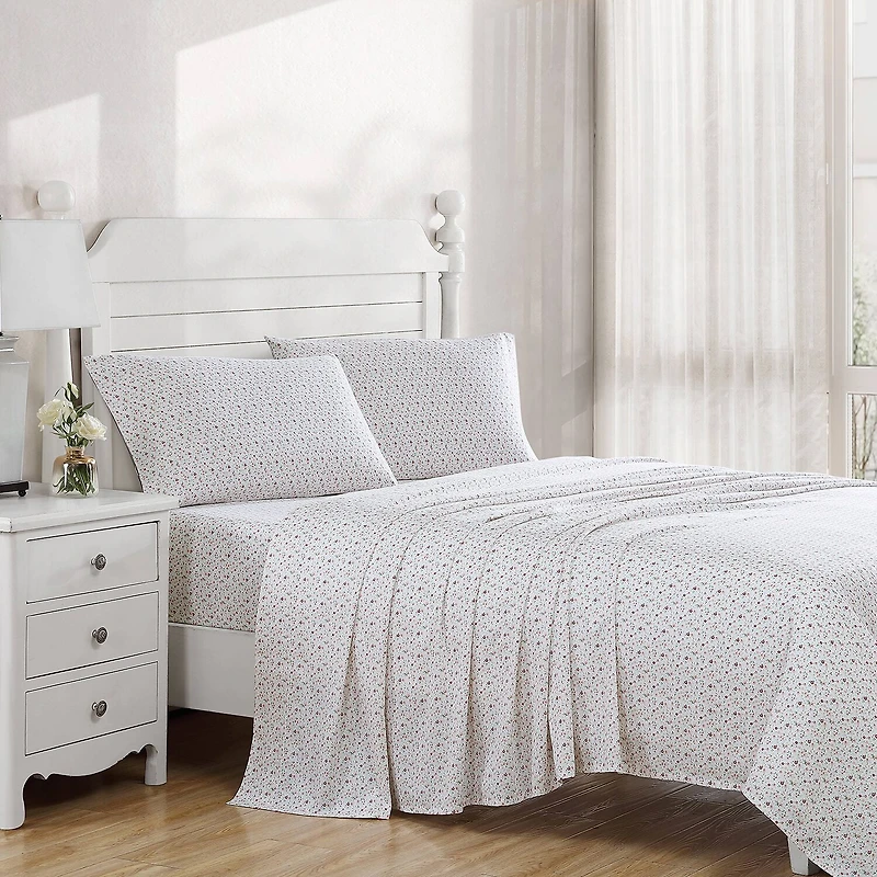 Laura Ashley Sateen Cotton 300tc Sheet Set