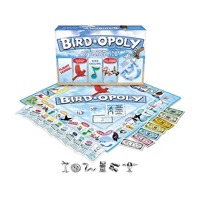 Late For The Sky Bird-Opoly Board Game