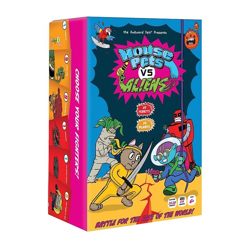 Nutt Heads The Awkward Yeti Presents: House Pets Vs Aliens Card Game