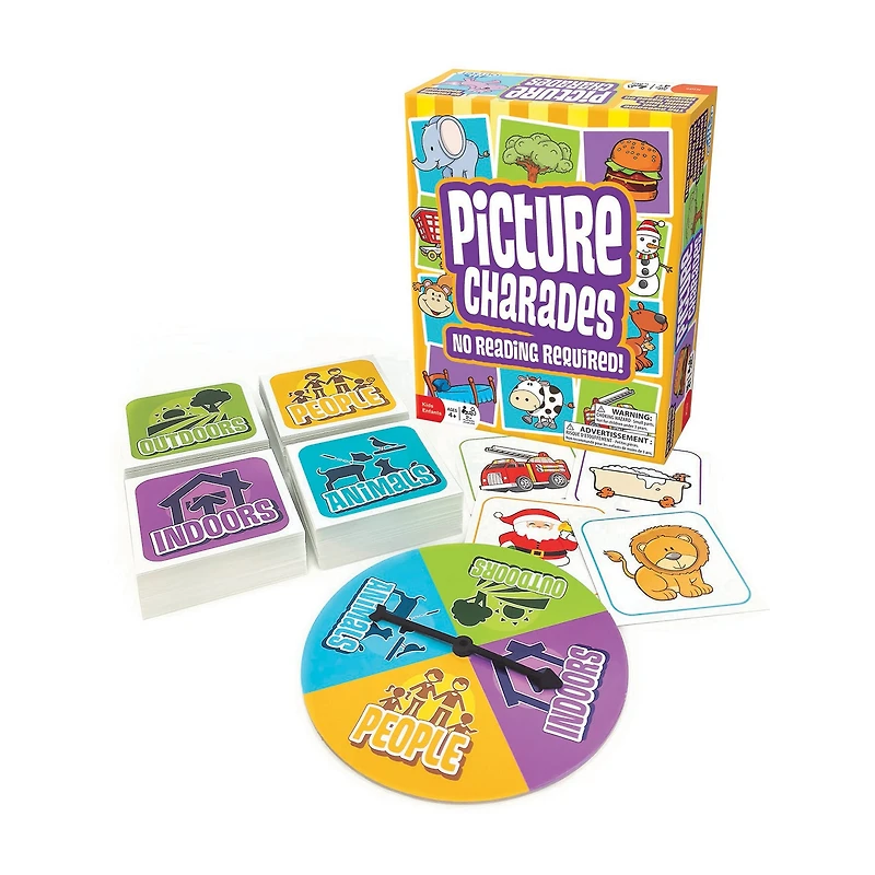 Outset Media Picture Charades - No Reading Required! Board Game