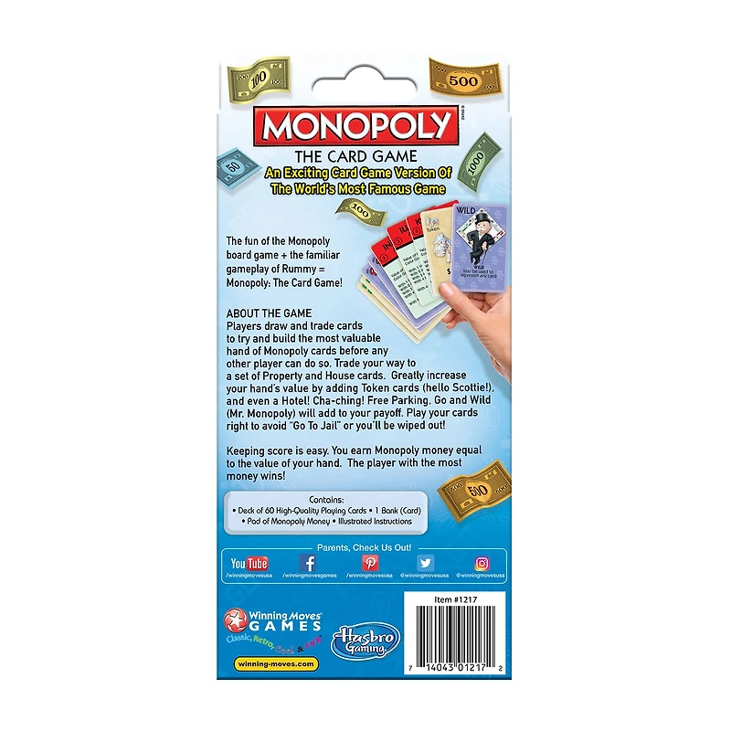 Winning Moves Monopoly - The Card Game Card Game