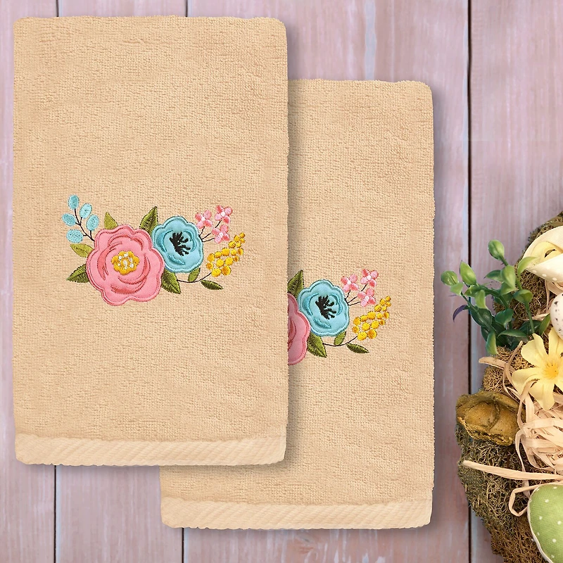 Linum Home Textiles Primavera Embroidered 2-pc. Hand Towel