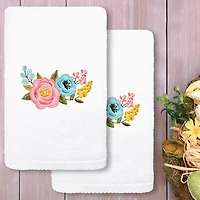 Linum Home Textiles Primavera Embroidered 2-pc. Hand Towel