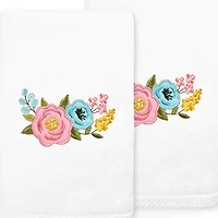 Linum Home Textiles Primavera Embroidered 2-pc. Hand Towel