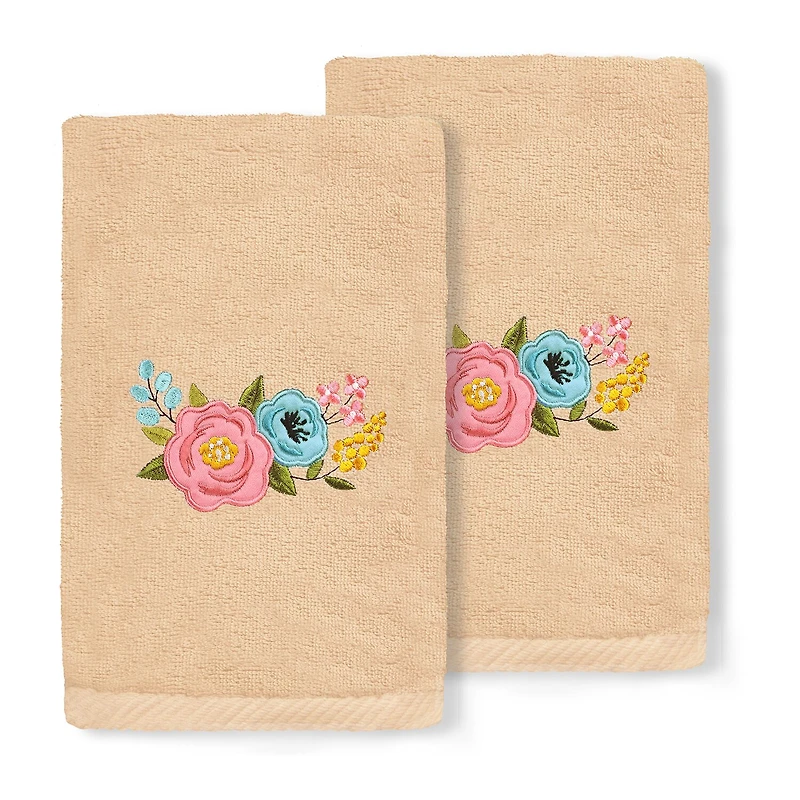 Linum Home Textiles Primavera Embroidered 2-pc. Hand Towel