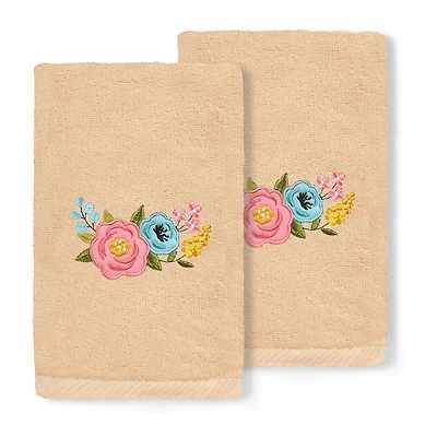 Linum Home Textiles Primavera Embroidered 2-pc. Hand Towel