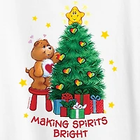 Womens Crew Neck Short Sleeve Regular Fit Care Bears Graphic T-Shirt