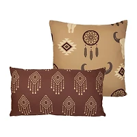 Donna Sharp Western Tapestry 2-pc. Square Throw Pillow