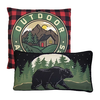 Donna Sharp Foothills 2-pc. Square Throw Pillow