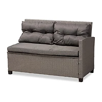 Baxton Studio Darian Rattan 4-Piece Patio Set