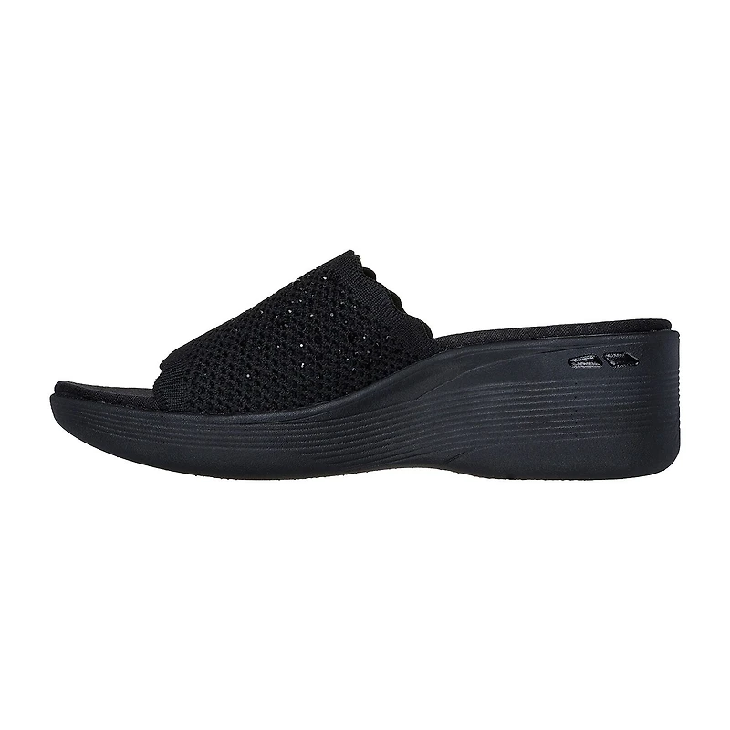 Skechers Womens Martha Stewart Pier Light Essence Slide Sandals