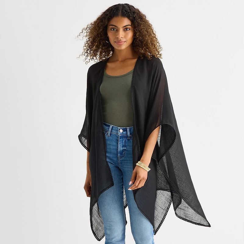 a.n.a Crochet Back Wrap