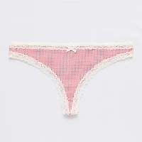 Arizona Body Cotton with Lace Thong