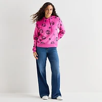 Spiderman Fleece Hoodie Womens Juniors Long Sleeve