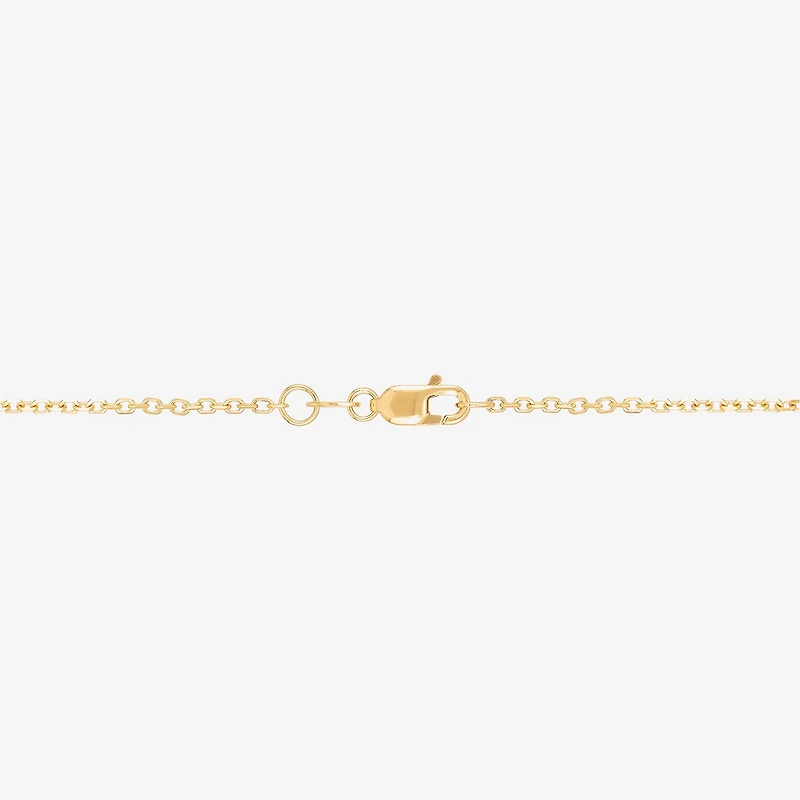 Gold Addiction Womens 10K Gold 17 Inch Link Chain Necklace
