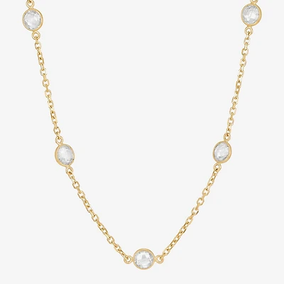 Gold Addiction Womens 10K Gold 17 Inch Link Chain Necklace