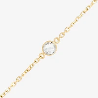 Gold Addiction Womens 10K Gold 17 Inch Link Chain Necklace