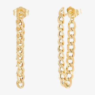 Limited Quantities! Womens 10K Gold Drop Earrings