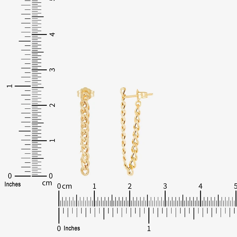 Limited Quantities! Womens 10K Gold Drop Earrings