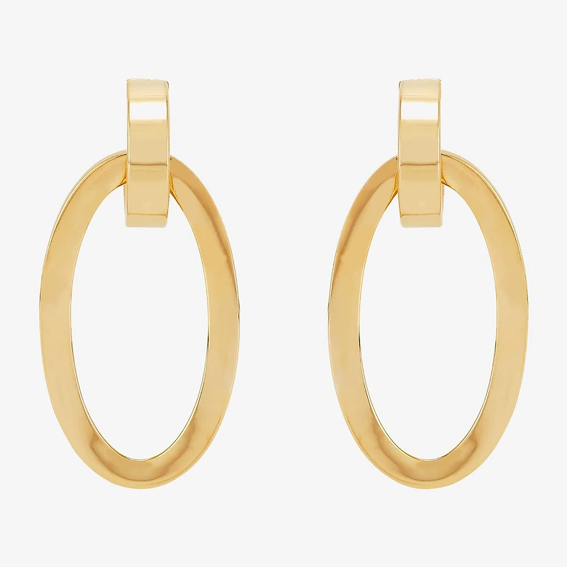 Limited Quantities! Womens 14K Gold Drop Earrings