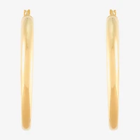 Limited Quantities! Womens 14K Gold 40mm Hoop Earrings