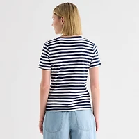 a.n.a Womens V Neck Short Sleeve T-Shirt