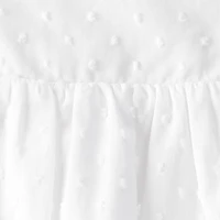 Oshkosh Baby Girls Short Sleeve Ruffled Sundress