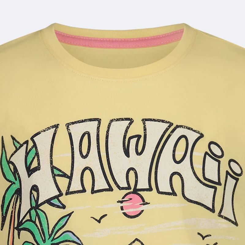 Roxy Big Kid Girls Crew Neck Short Sleeve Regular Fit Graphic T-Shirt
