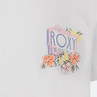 Roxy Big Kid Girls Crew Neck Short Sleeve Regular Fit Graphic T-Shirt