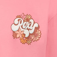 Roxy Big Kid Girls Crew Neck Short Sleeve Regular Fit Graphic T-Shirt