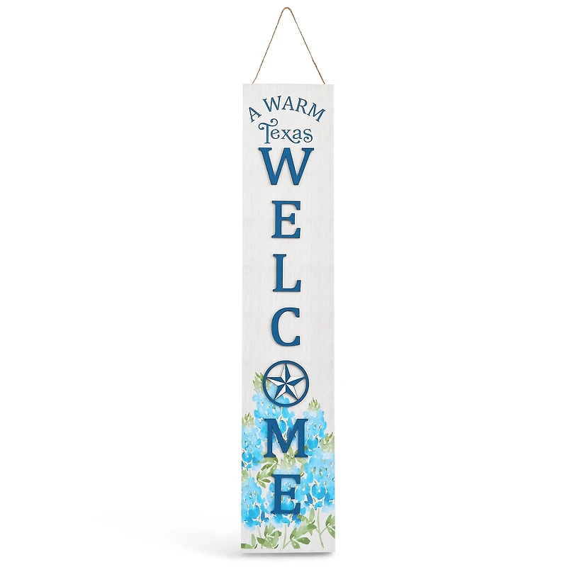 Layerings Texas Welcome Porch Sign