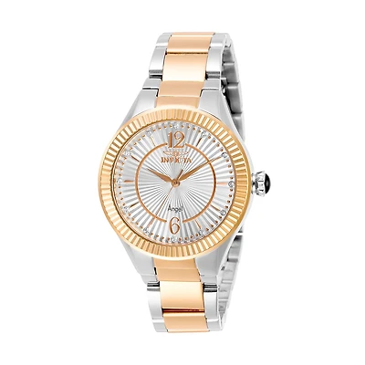 Invicta Angel Womens Two Tone Stainless Steel Bracelet Watch
