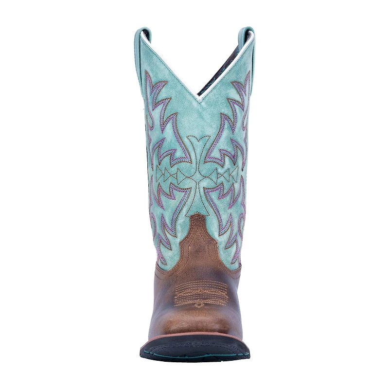 Laredo Womens Anita Block Heel Cowboy Boots
