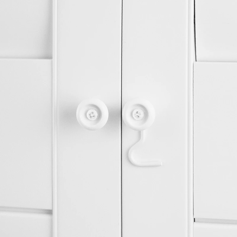 Home Basics Traditional Faux Wood Interior Shutter
