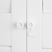 Home Basics Traditional Faux Wood Interior Shutter