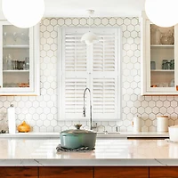 Home Basics Plantation Faux Wood Interior Shutter