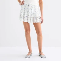 Arizona Womens Mid Rise Juniors Skort