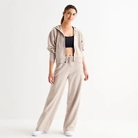 Xersion Womens French Terry Long Sleeve Zipper Active Hoodie