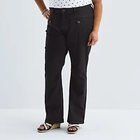 Liz Claiborne Lana Womens Plus High Rise Bootcut Jean