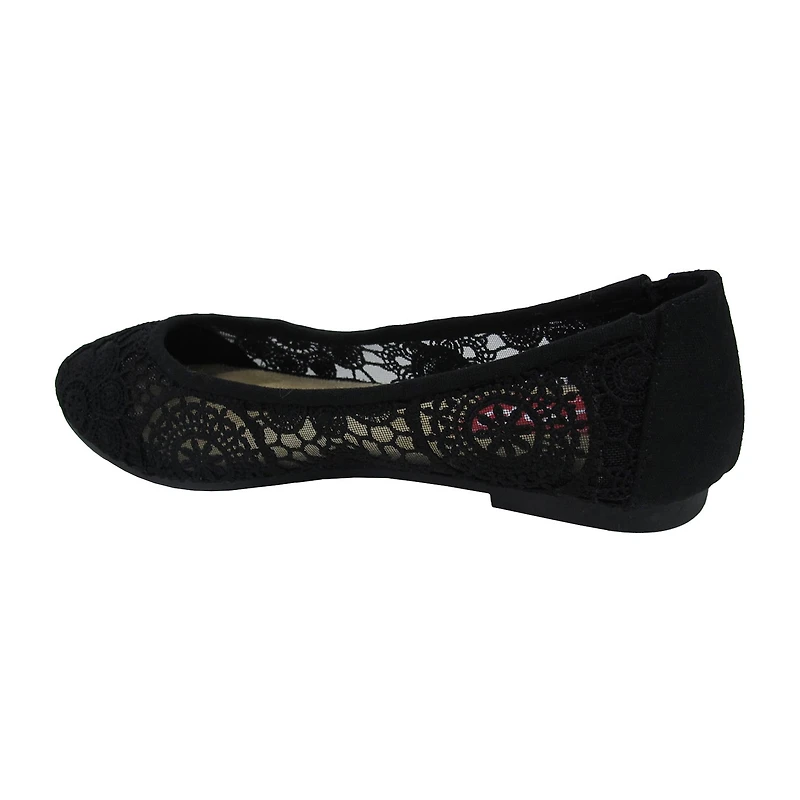 Pop Maybel Womens Almond Closed Toe Ballet Flats