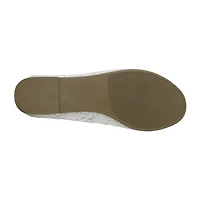 Pop Maybel Womens Almond Closed Toe Ballet Flats